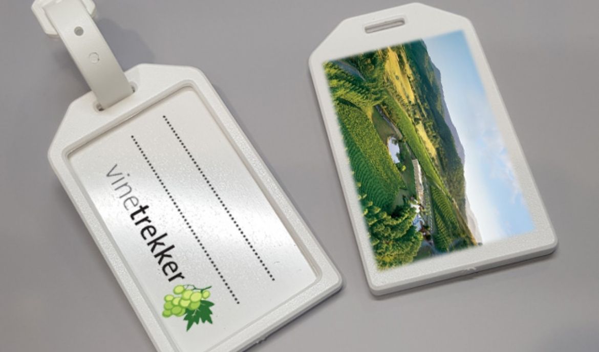 Branded baggage tags